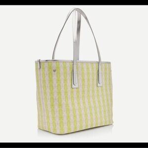 NWOT Large Liberty London Iphis Stripe Marlborough Designer Tote Bag Purse